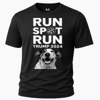 Trump Run Spot Funny Trump 2024 Debate Cooling Performance Crew T-Shirt