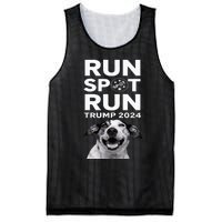 Trump Run Spot Funny Trump 2024 Debate Mesh Reversible Basketball Jersey Tank