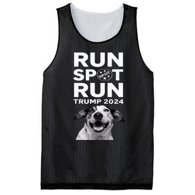 Trump Run Spot Funny Trump 2024 Debate Mesh Reversible Basketball Jersey Tank