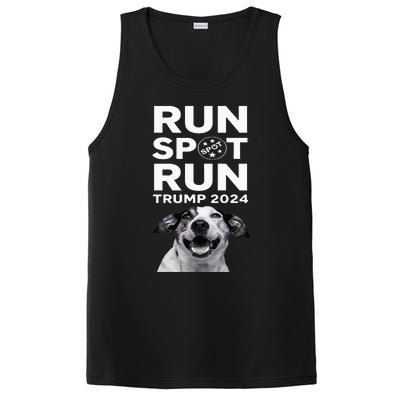 Trump Run Spot Funny Trump 2024 Debate PosiCharge Competitor Tank