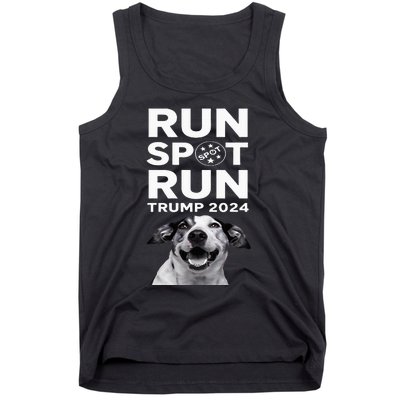 Trump Run Spot Funny Trump 2024 Debate Tank Top