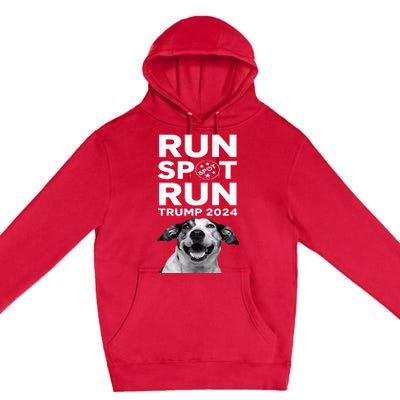 Trump Run Spot Funny Trump 2024 Debate Premium Pullover Hoodie