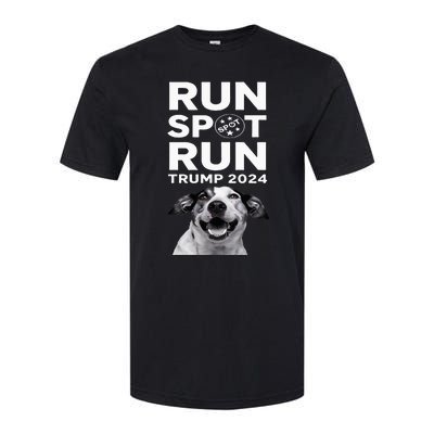 Trump Run Spot Funny Trump 2024 Debate Softstyle CVC T-Shirt