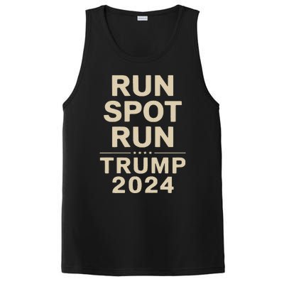 Trump Run Spot Funny Trump 2024 Debate PosiCharge Competitor Tank