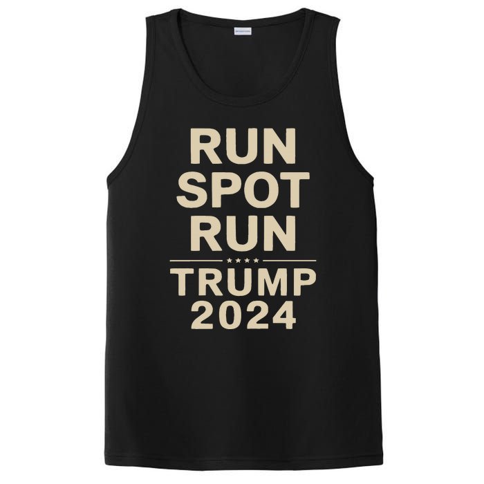 Trump Run Spot Funny Trump 2024 Debate PosiCharge Competitor Tank