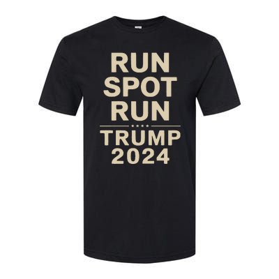 Trump Run Spot Funny Trump 2024 Debate Softstyle CVC T-Shirt