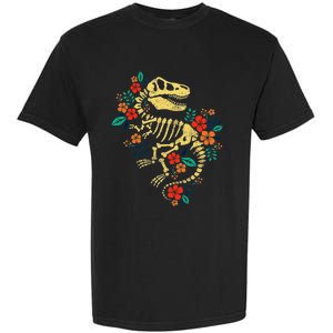 T Rex Skeleton Dino Bones Paleontologist Fossil Dinosaur Garment-Dyed Heavyweight T-Shirt