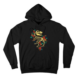 T Rex Skeleton Dino Bones Paleontologist Fossil Dinosaur Hoodie