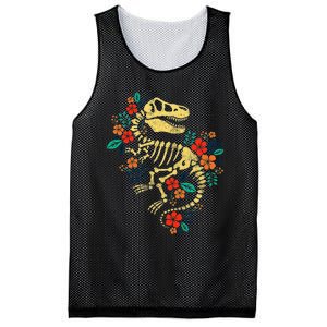 T Rex Skeleton Dino Bones Paleontologist Fossil Dinosaur Mesh Reversible Basketball Jersey Tank