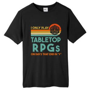 Tabletop Rpg Saying For Game Night With Rpg Dice Tall Fusion ChromaSoft Performance T-Shirt