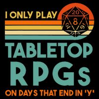 Tabletop Rpg Saying For Game Night With Rpg Dice Drawstring Bag