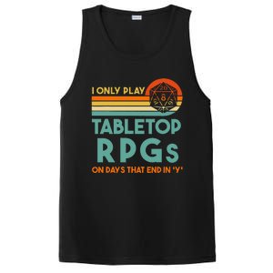 Tabletop Rpg Saying For Game Night With Rpg Dice PosiCharge Competitor Tank