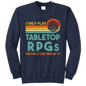 Tabletop Rpg Saying For Game Night With Rpg Dice Sweatshirt