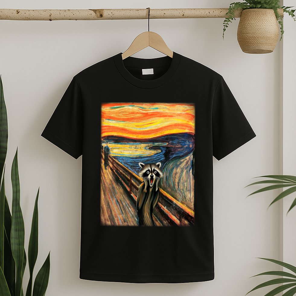 The Raccoon Scream T-Shirt