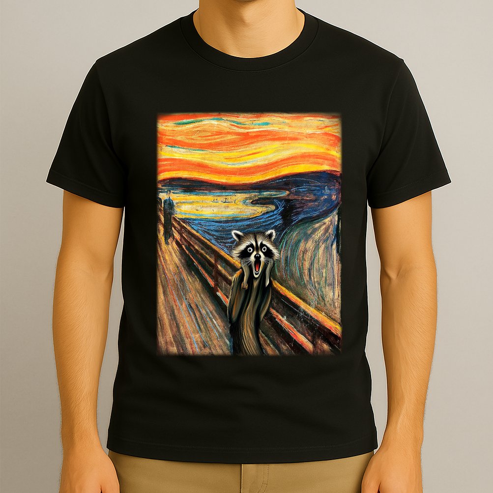 The Raccoon Scream T-Shirt