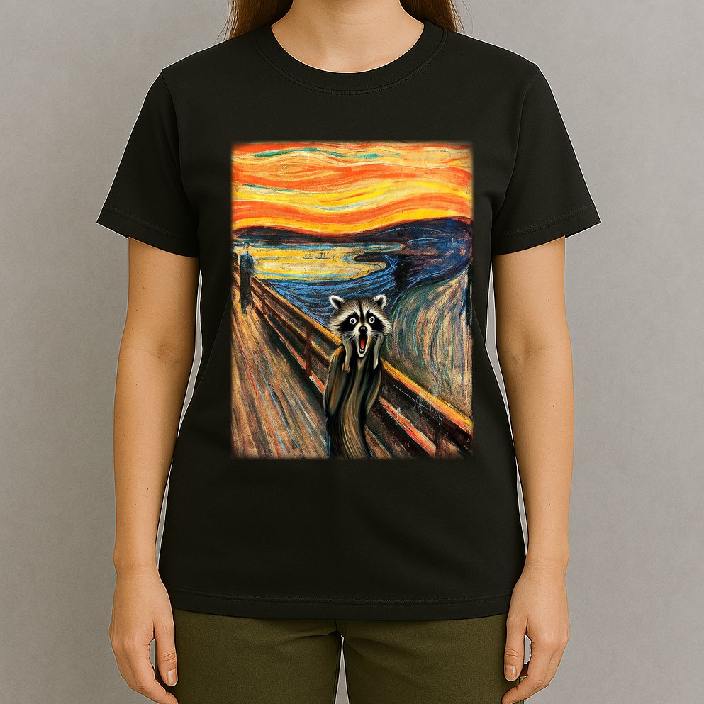 The Raccoon Scream T-Shirt