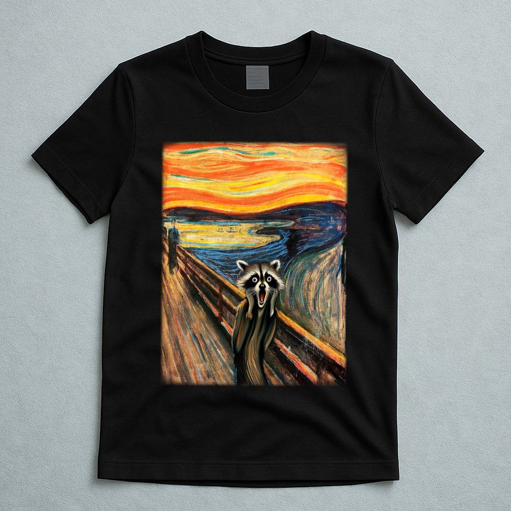 The Raccoon Scream T-Shirt