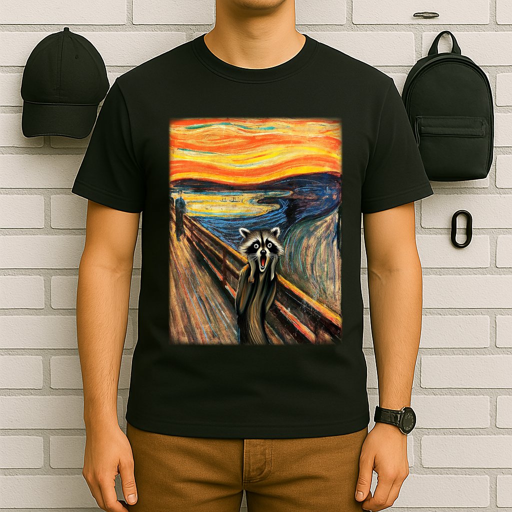 The Raccoon Scream T-Shirt