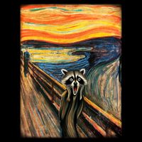The Raccoon Scream City Backpack