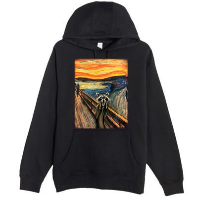 The Raccoon Scream Premium Pullover Hoodie