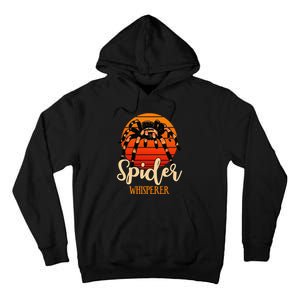 Tarantula Retro Sunset Arachnid Hairy Spiders Entomologist Tall Hoodie