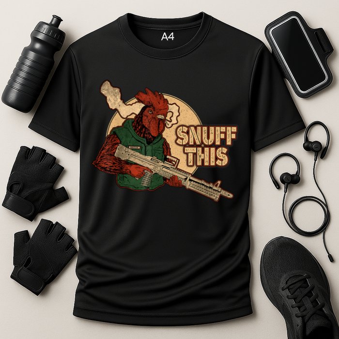 The Rooster Snuff This Cooling Performance Crew T-Shirt