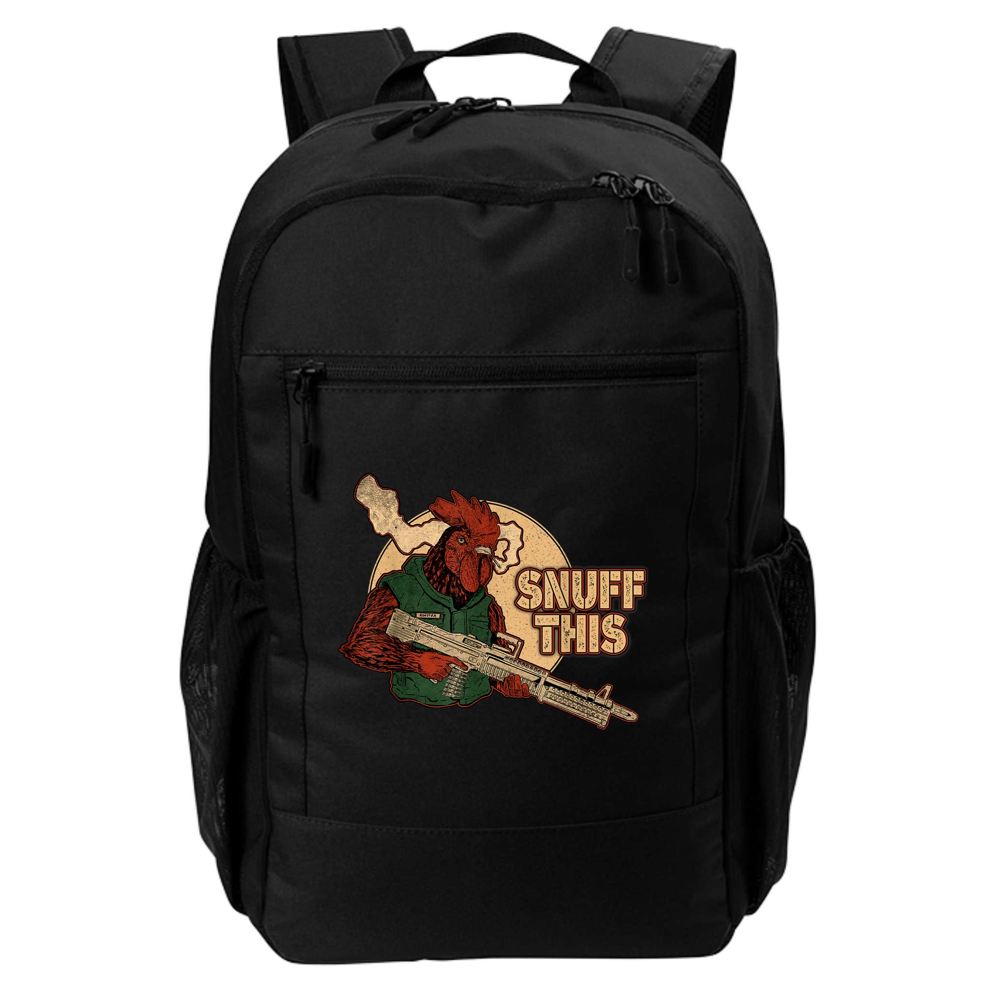 The Rooster Snuff This Backpack