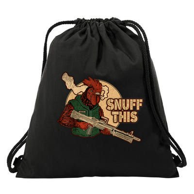 The Rooster Snuff This Drawstring Bag
