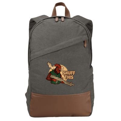 The Rooster Snuff This Cotton Canvas Backpack