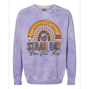 Teacher Rainbow Star Day You Got This Colorblast Crewneck Sweatshirt