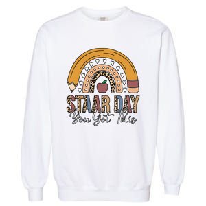 Teacher Rainbow Star Day You Got This Garment-Dyed Sweatshirt