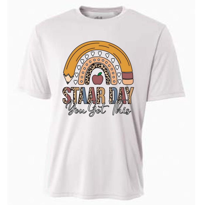 Teacher Rainbow Star Day You Got This Cooling Performance Crew T-Shirt