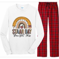 Teacher Rainbow Star Day You Got This Long Sleeve Pajama Set