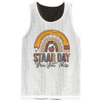 Teacher Rainbow Star Day You Got This Mesh Reversible Basketball Jersey Tank