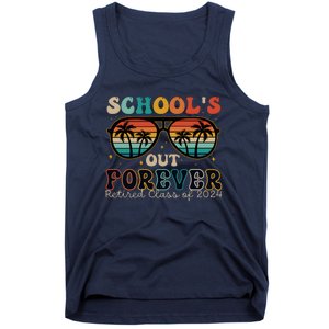 Teacher Retirement Schools Out Forever Retired 2024 Tank Top