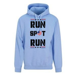 Trump Run Spot Funny Trump 2024 Debate Unisex Surf Hoodie