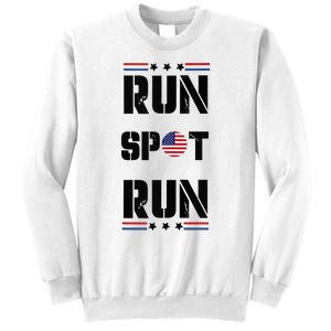 Trump Run Spot Funny Trump 2024 Debate Sweatshirt