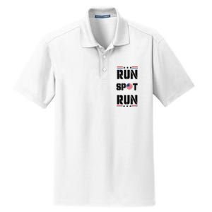 Trump Run Spot Funny Trump 2024 Debate Dry Zone Grid Polo