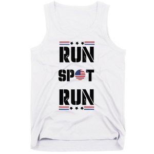 Trump Run Spot Funny Trump 2024 Debate Tank Top