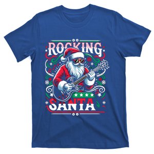 The Rocking Santa Christmas Rock Guitar Santa Cool Gift T-Shirt