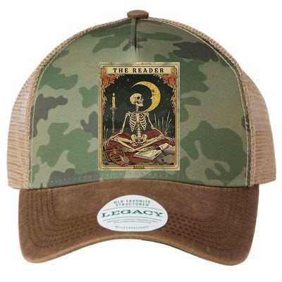 The Reader – Skeleton Tarot Card Funny Mystic Legacy Tie Dye Trucker Hat