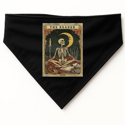 The Reader – Skeleton Tarot Card Funny Mystic USA-Made Doggie Bandana