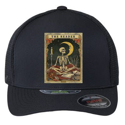 The Reader – Skeleton Tarot Card Funny Mystic Flexfit Unipanel Trucker Cap