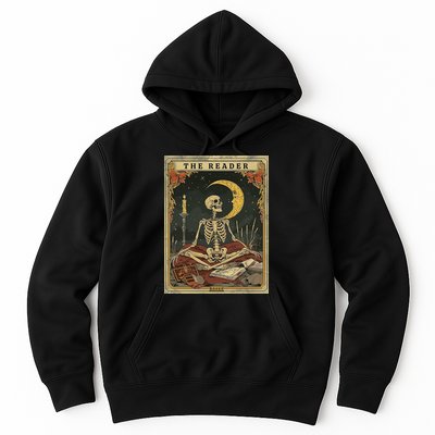 The Reader – Skeleton Tarot Card Funny Mystic Hoodie