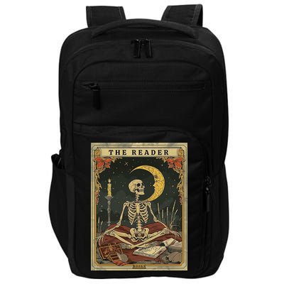 The Reader – Skeleton Tarot Card Funny Mystic Impact Tech Backpack
