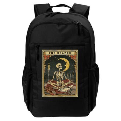 The Reader – Skeleton Tarot Card Funny Mystic Backpack
