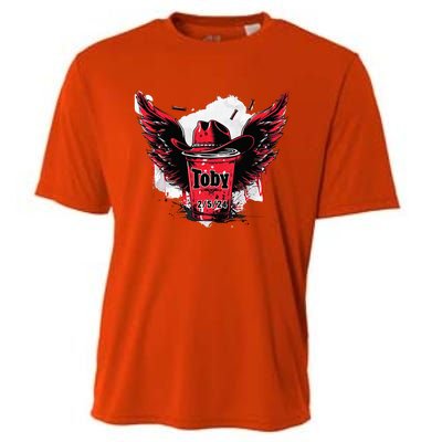 Toby Red Solo Cup Summer Drinking Cooling Performance Crew T-Shirt