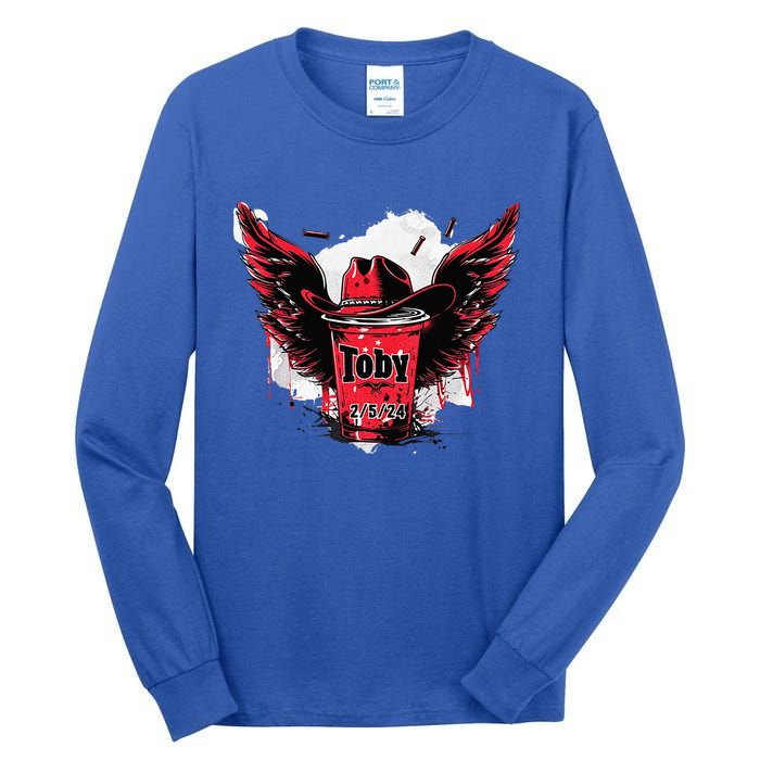 Toby Red Solo Cup Summer Drinking Tall Long Sleeve T-Shirt