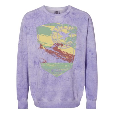 Table Rock South Carolina Usa Colorblast Crewneck Sweatshirt