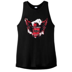 Toby Red Solo Cup Summer Drinking Song Party Ladies PosiCharge Tri-Blend Wicking Tank